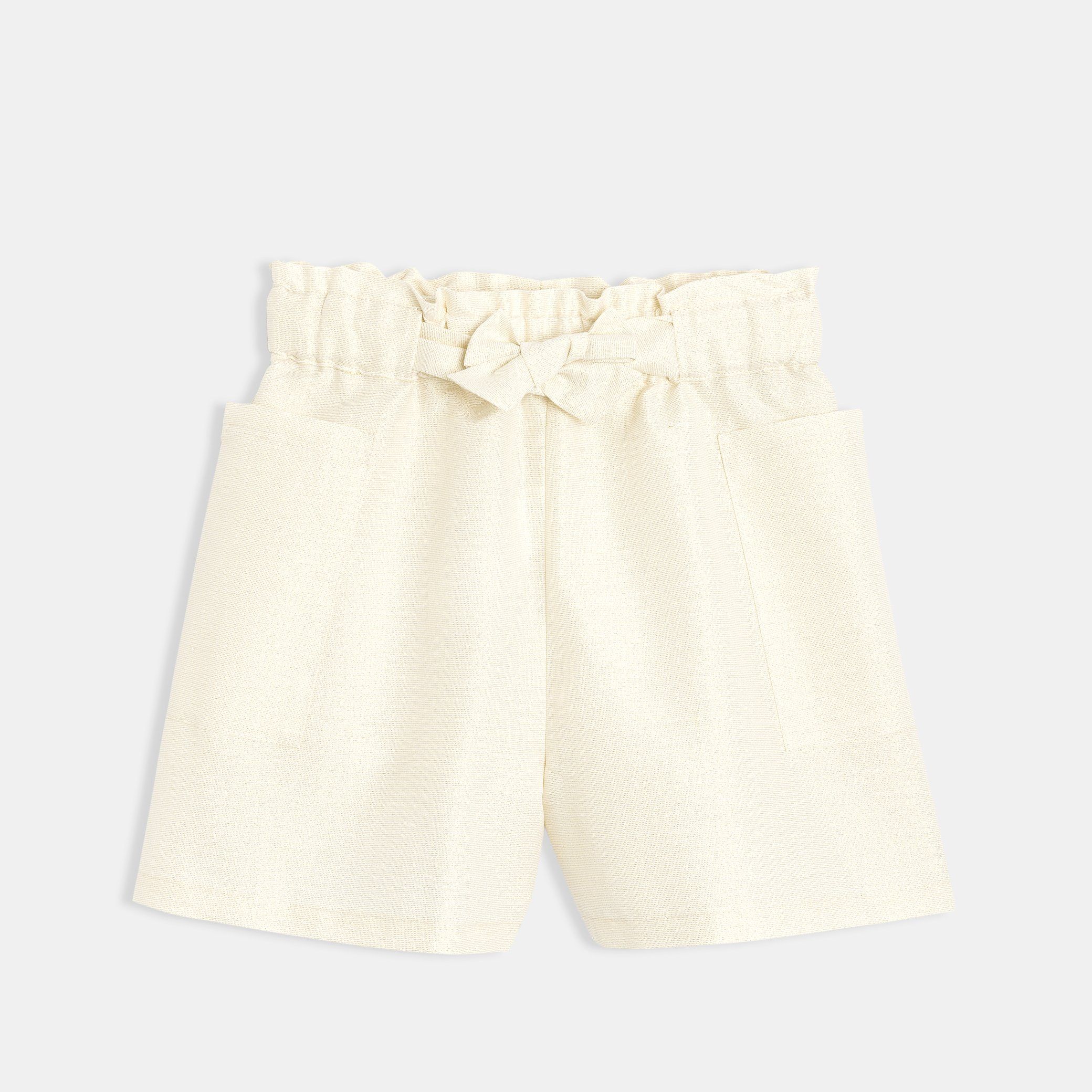 Quần short cạp cao cho bé gái